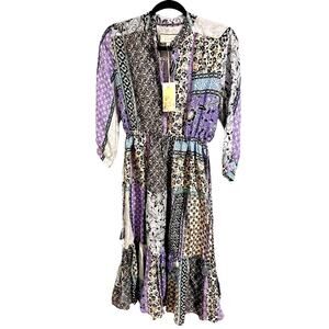 Johnny Was Workshop Marrakesh Drawstring Dress, size S